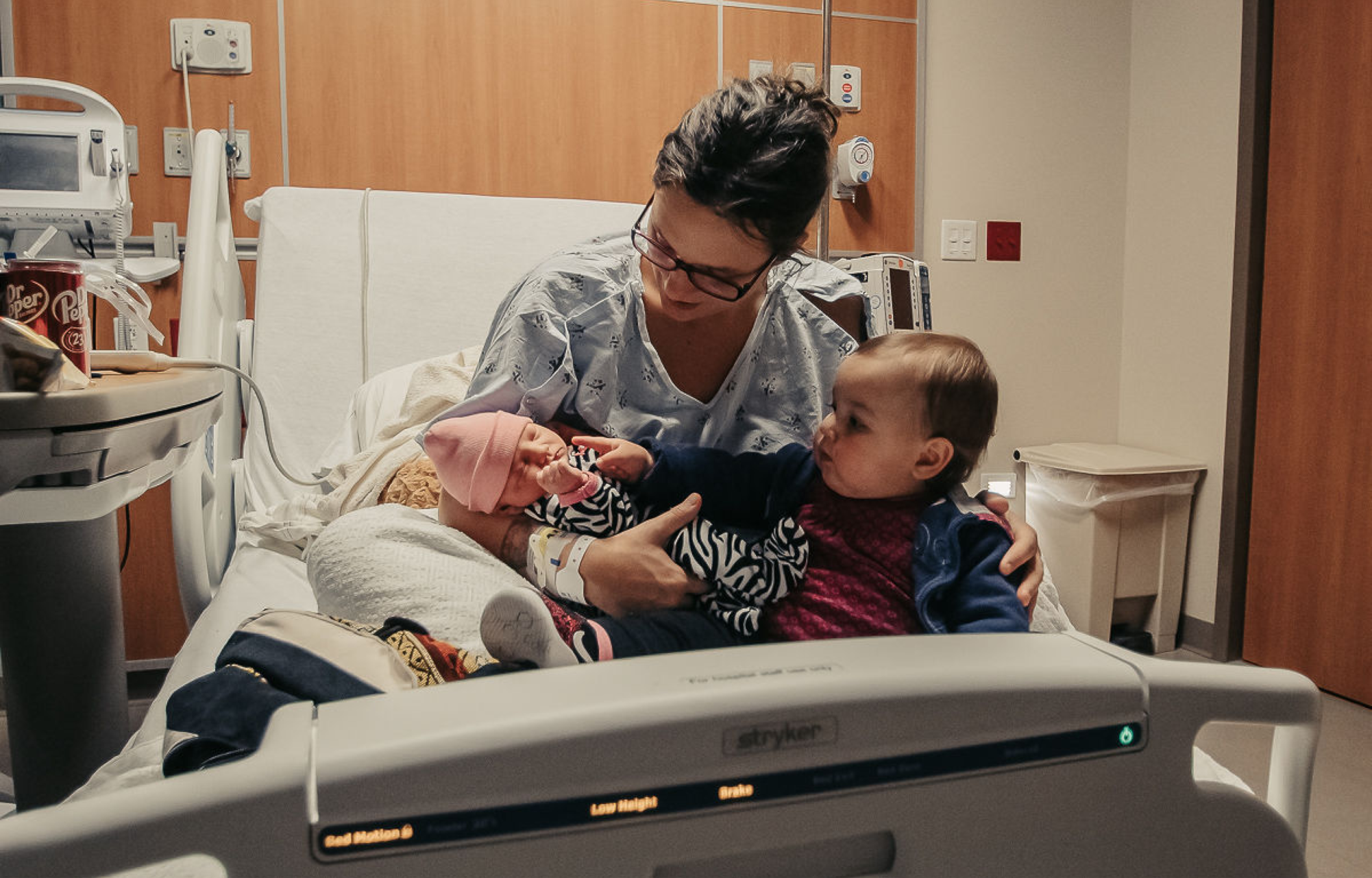 Family in hospital – scroll bar