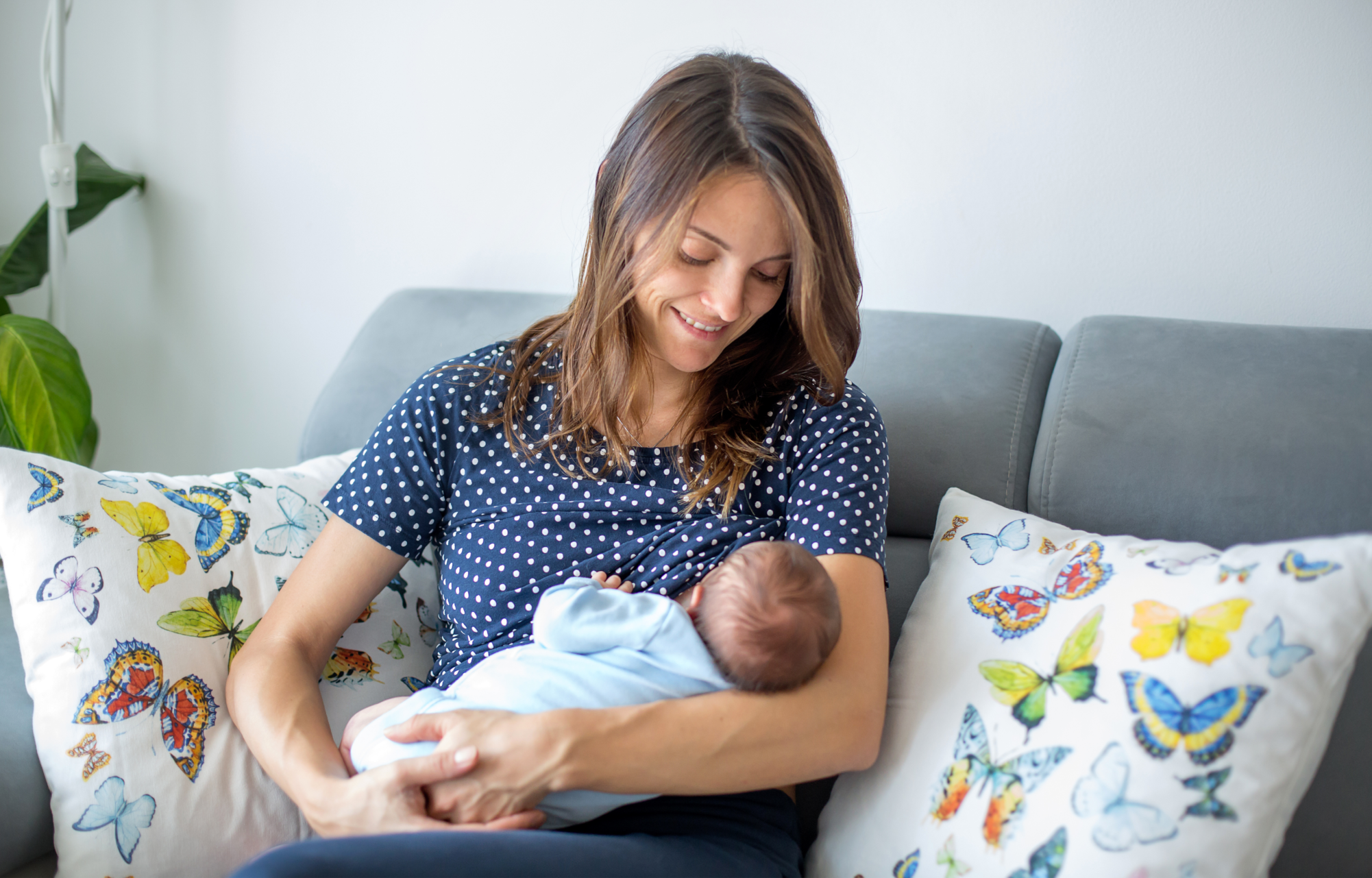 Nursing baby – scroll bar